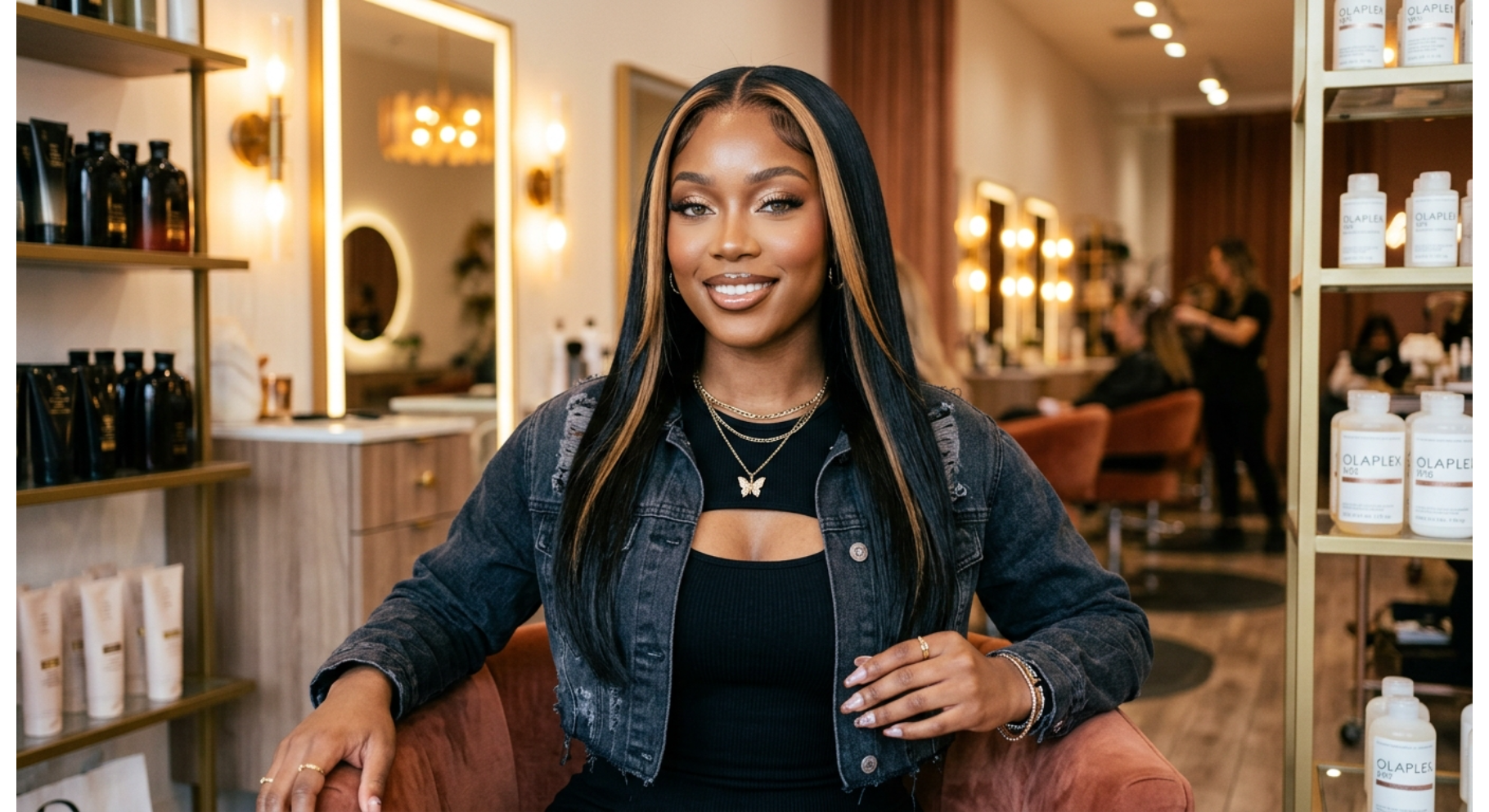 Straight Hair With Chunky Front Pieces