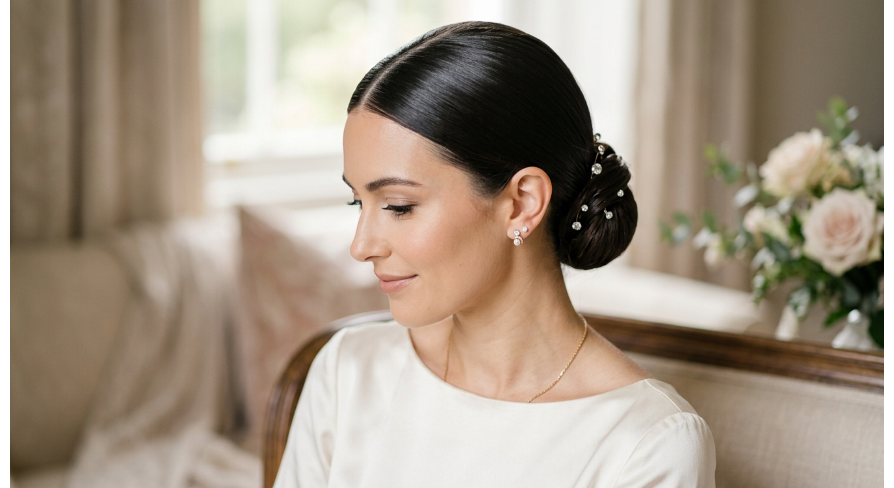 Straight Sleek Bun