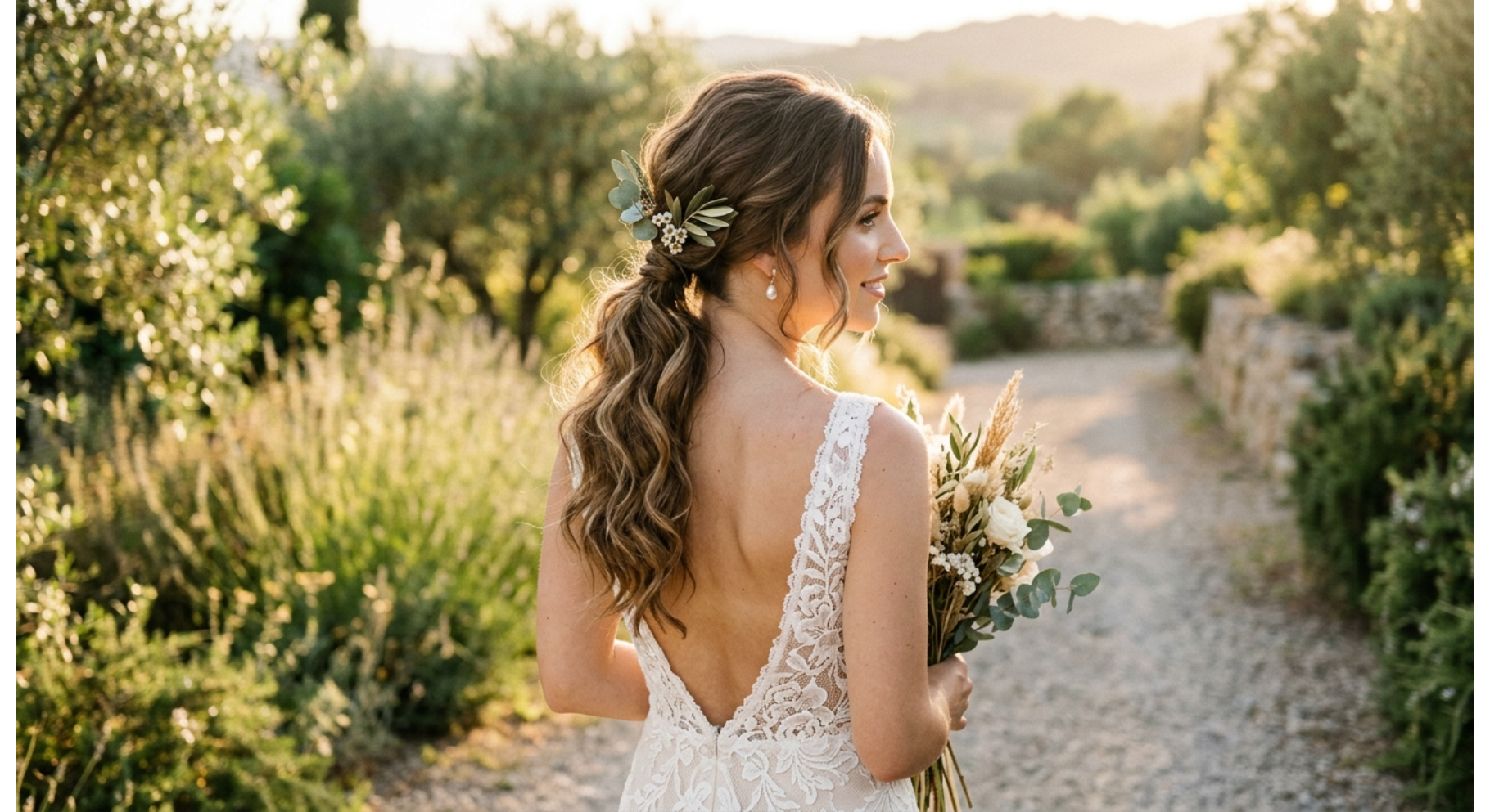 Textured Low Ponytail
