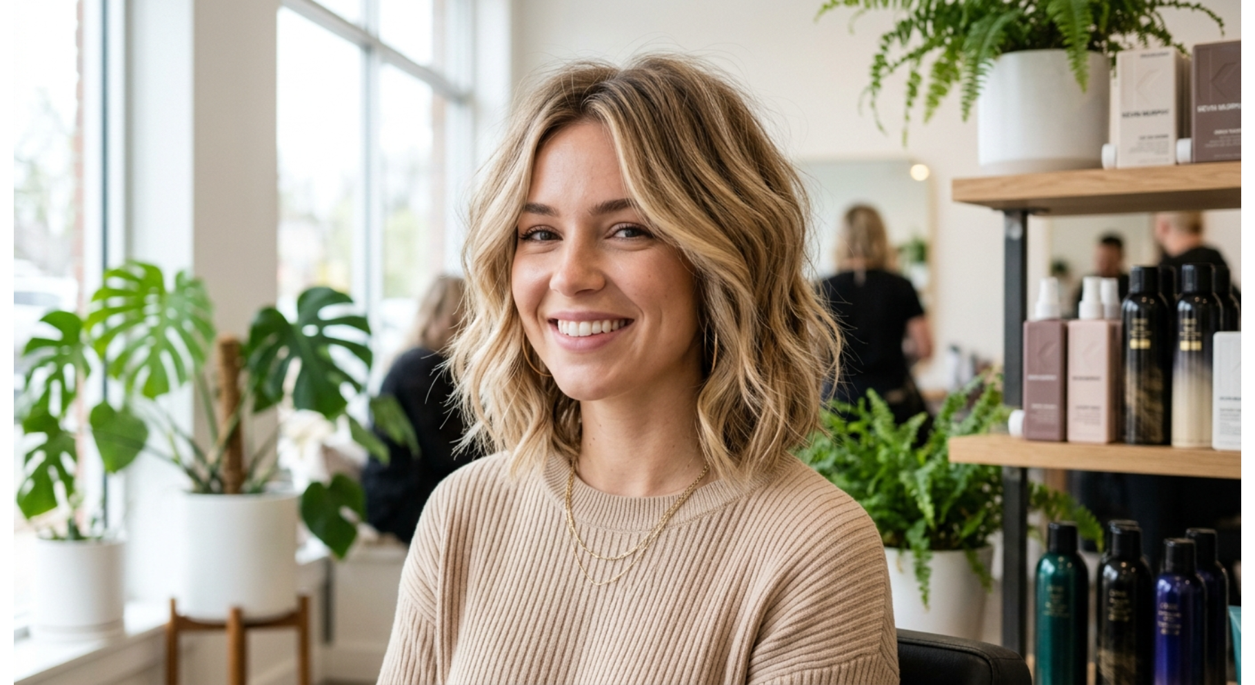 Textured Messy Bob with Soft Layers
