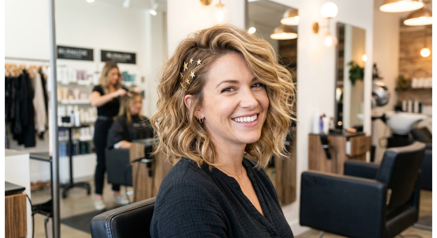 Textured Mid-Length Layered Bob