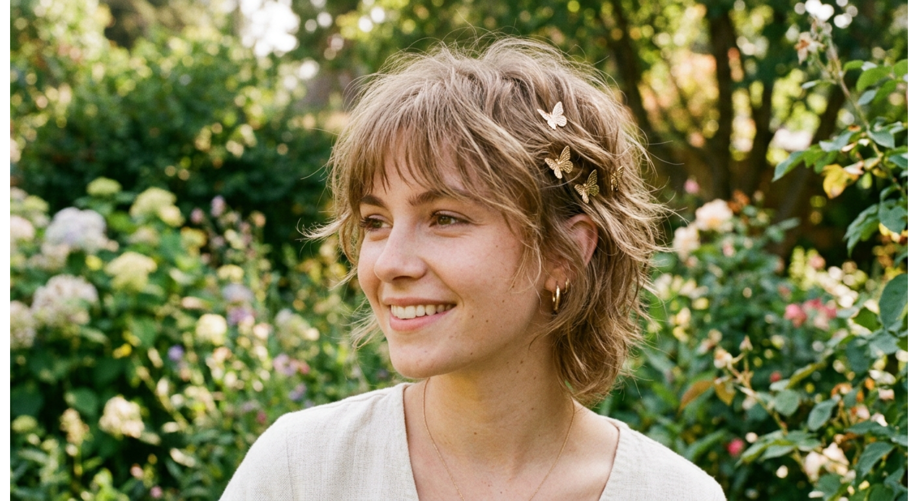 Tousled Shag with Airy Bangs