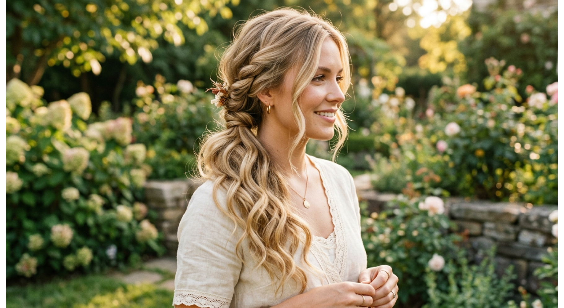 Twisted Side Ponytail
