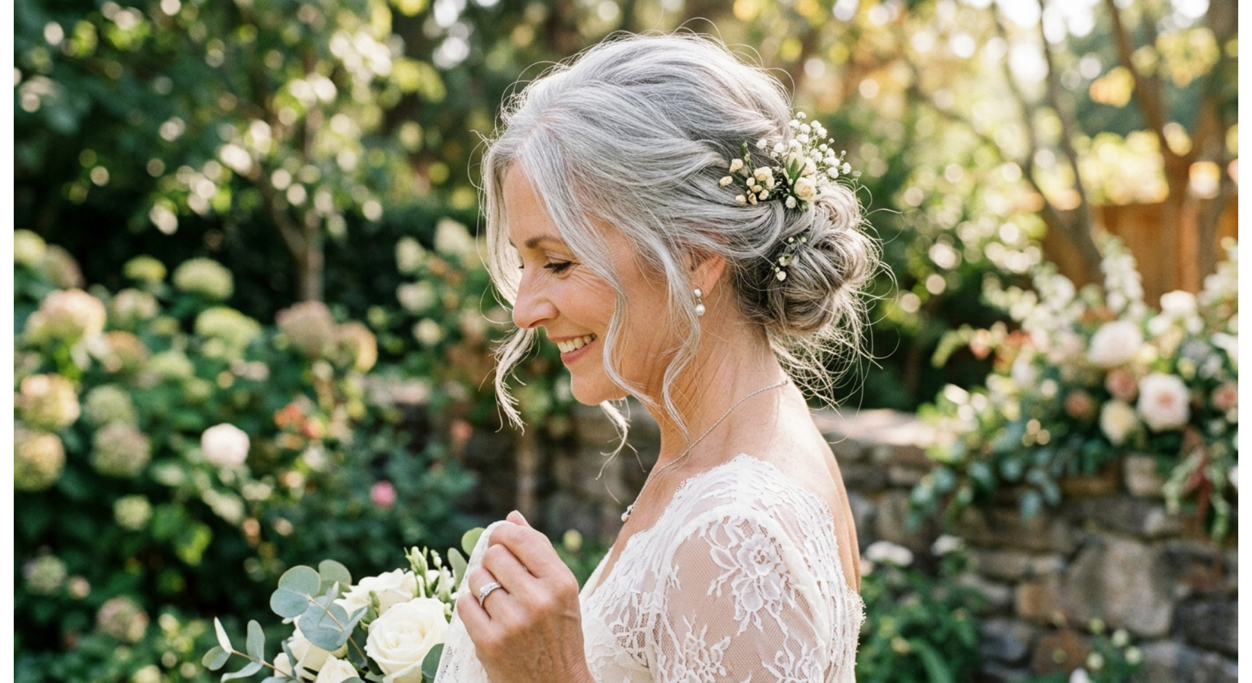 Wispy Romantic Updo