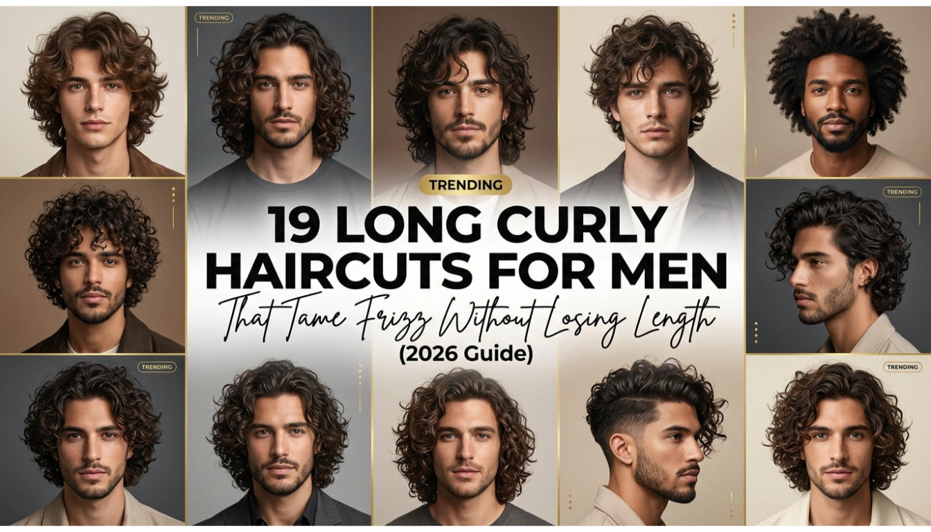 long curly haircuts for men