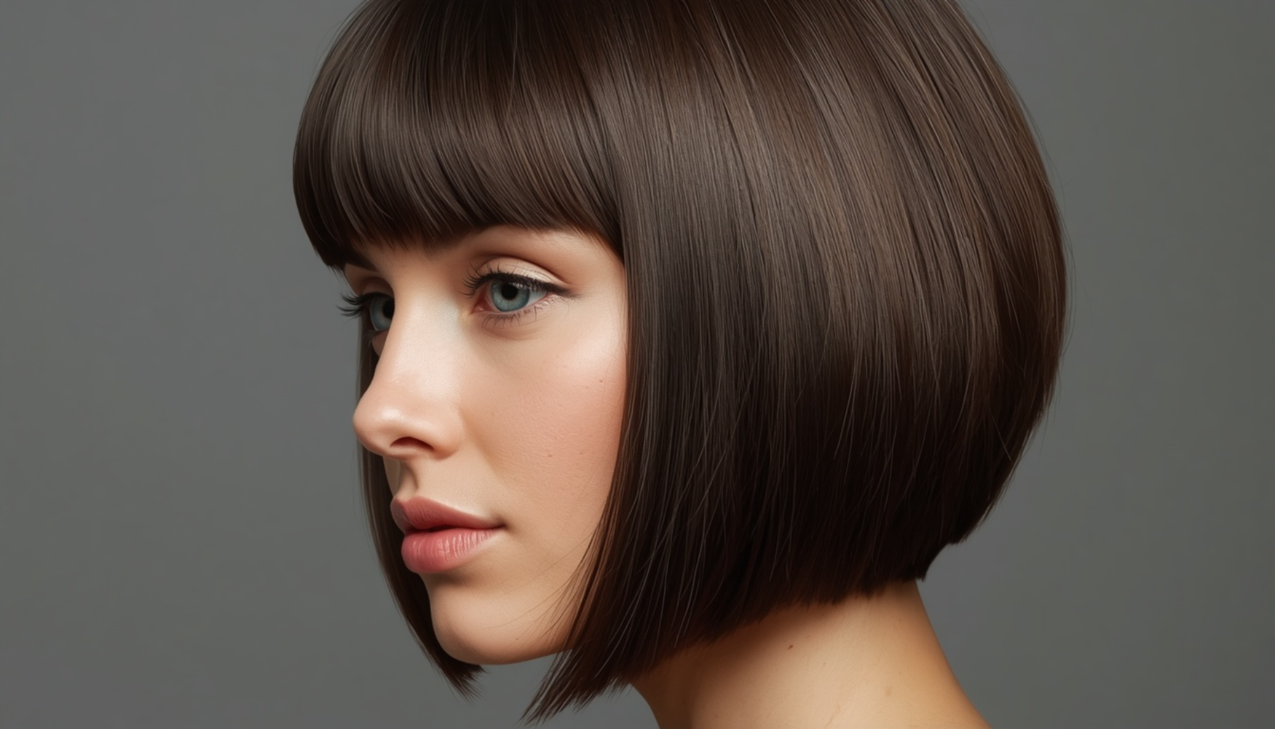 Blunt Layered Bob With Hidden Texture