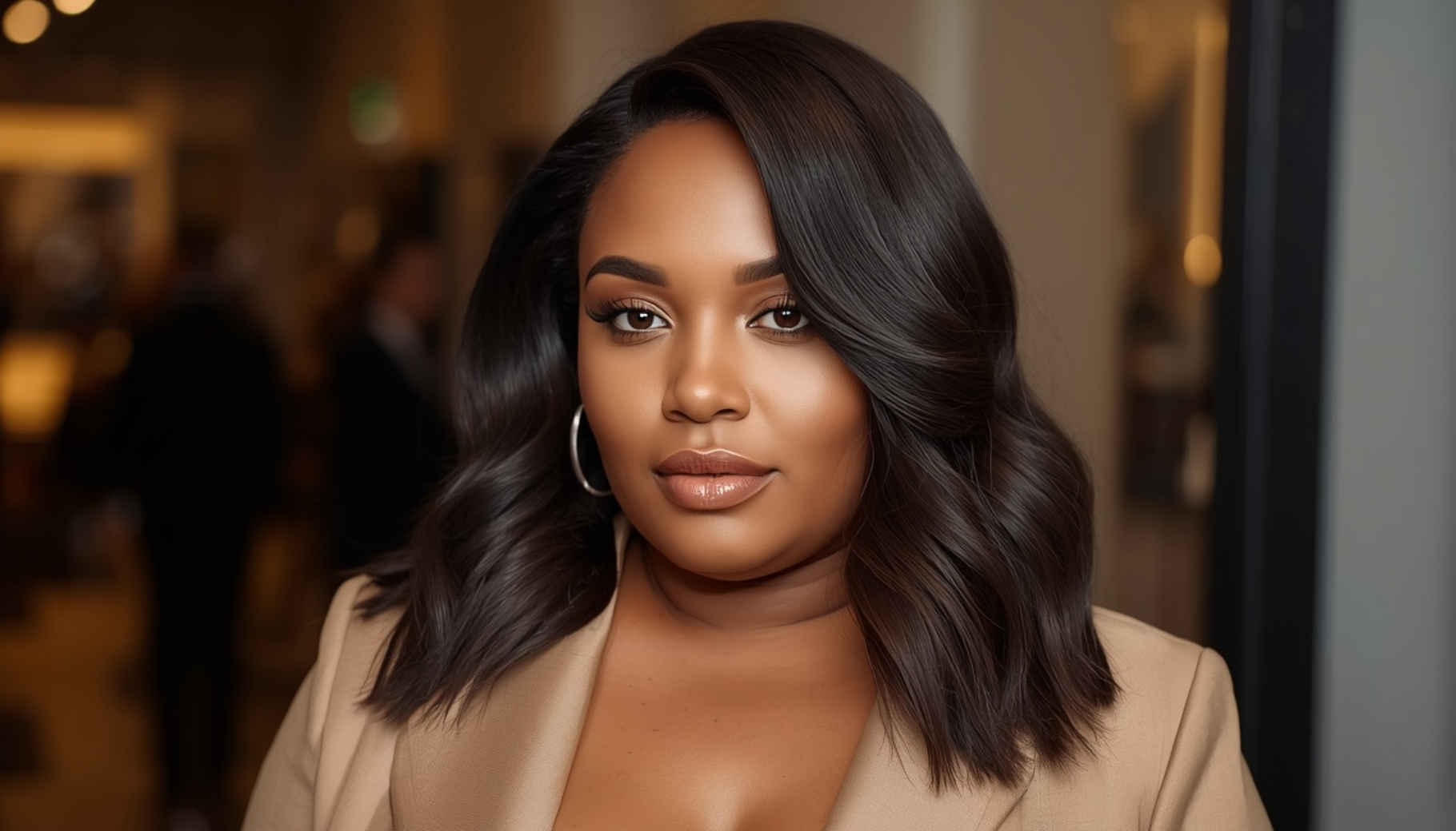 Blunt Lob with Soft Texture