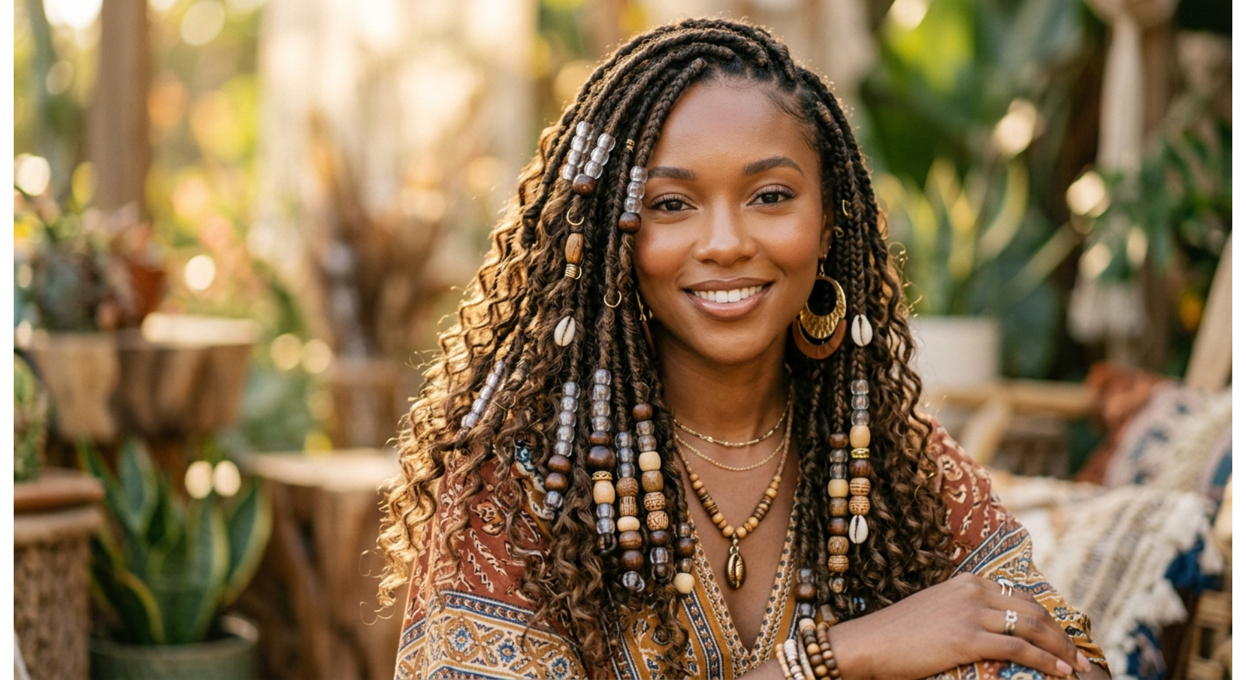 Boho Braids With Beads