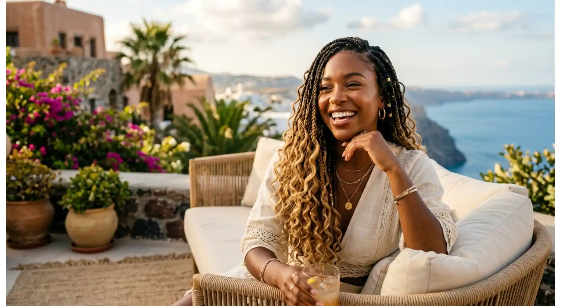 Boho Braids With Ombre Ends
