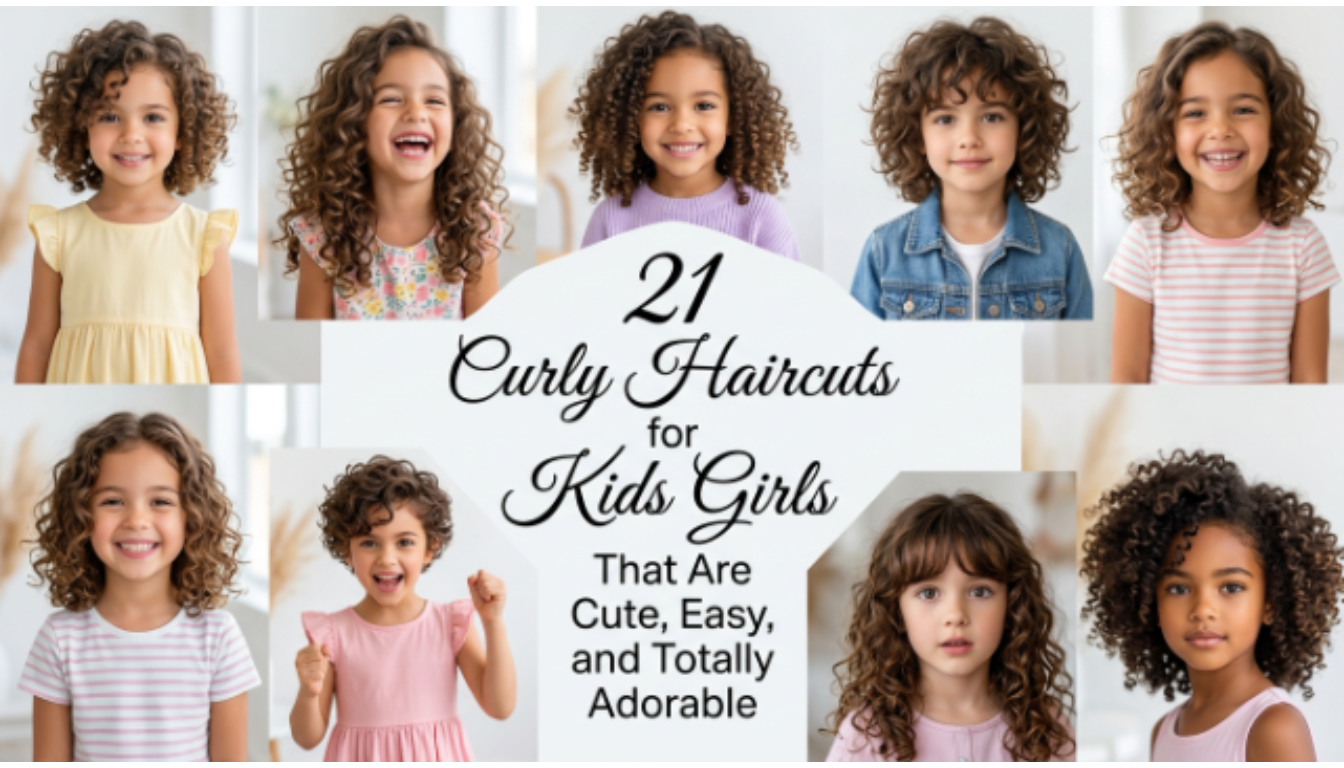 Curly Haircuts for Kids Girls
