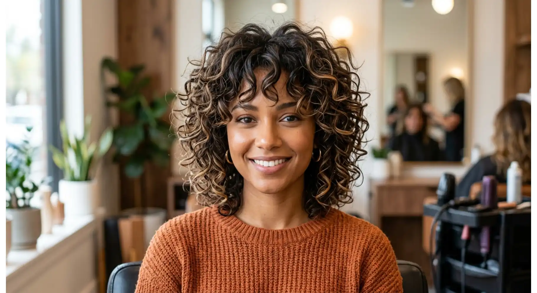 Curly Shag with Layered Volume