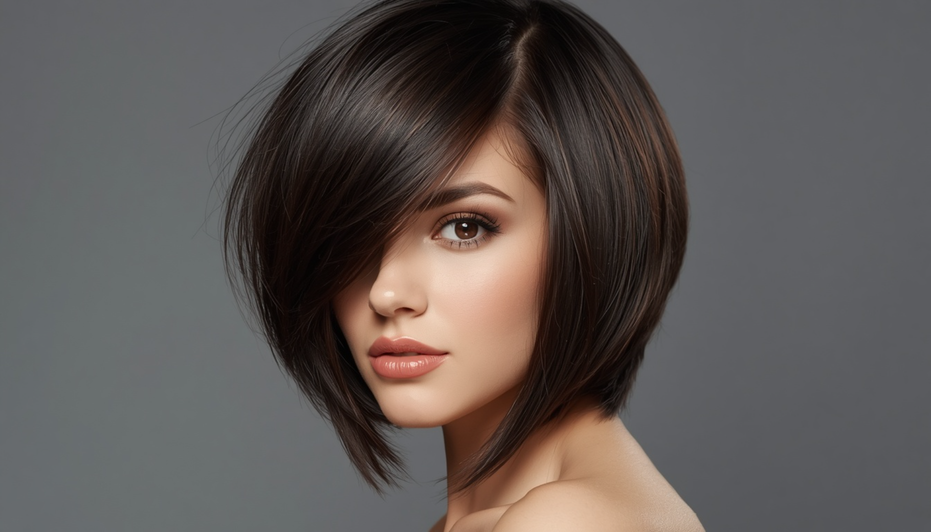 Deep Side Part Bob
