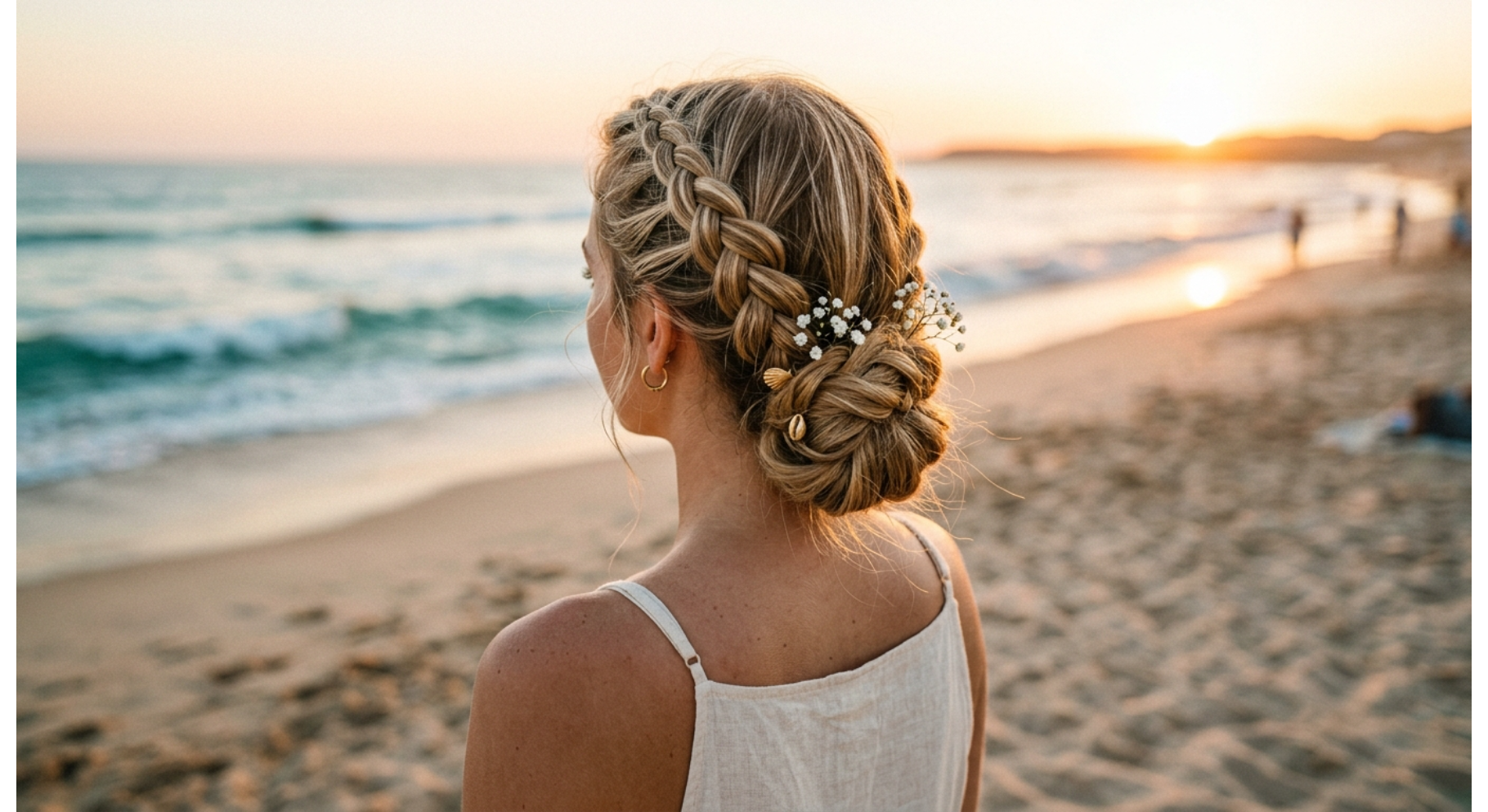 Double Braided Low Bun
