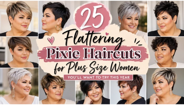 Flattering Pixie Haircuts for Plus Size Women