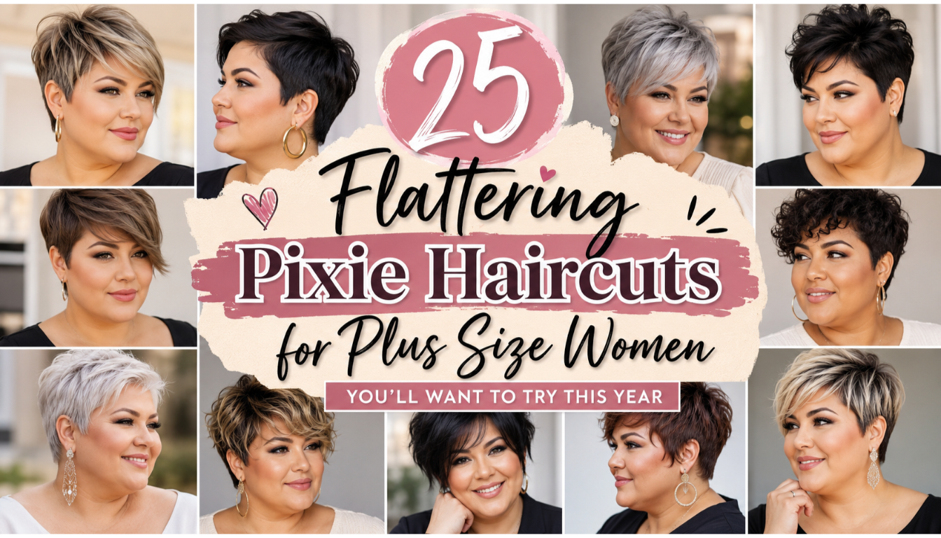 Flattering Pixie Haircuts for Plus Size Women