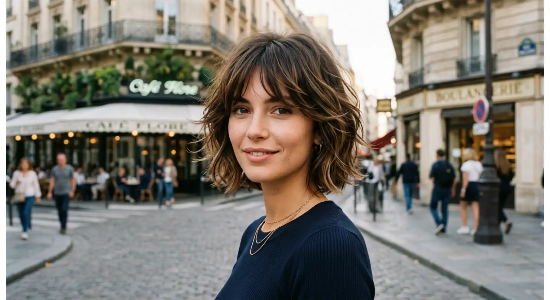 French-Inspired Shag Bob