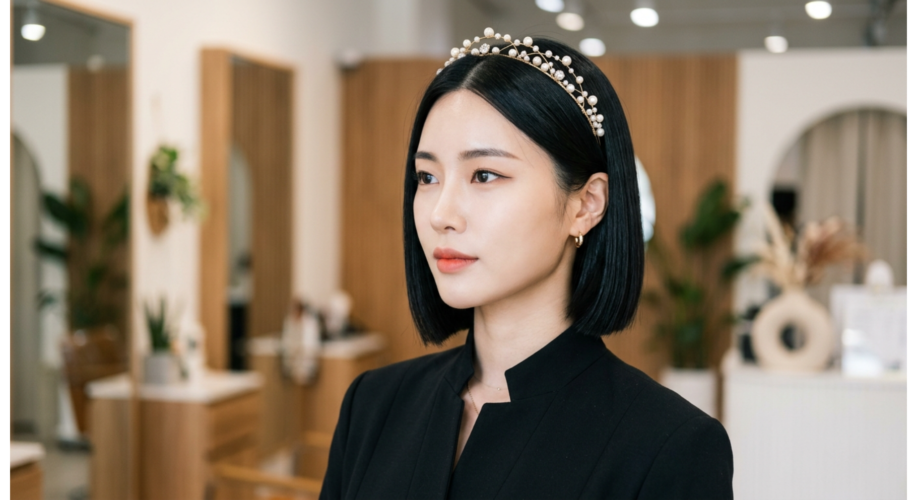 Jawline Korean Blunt Bob