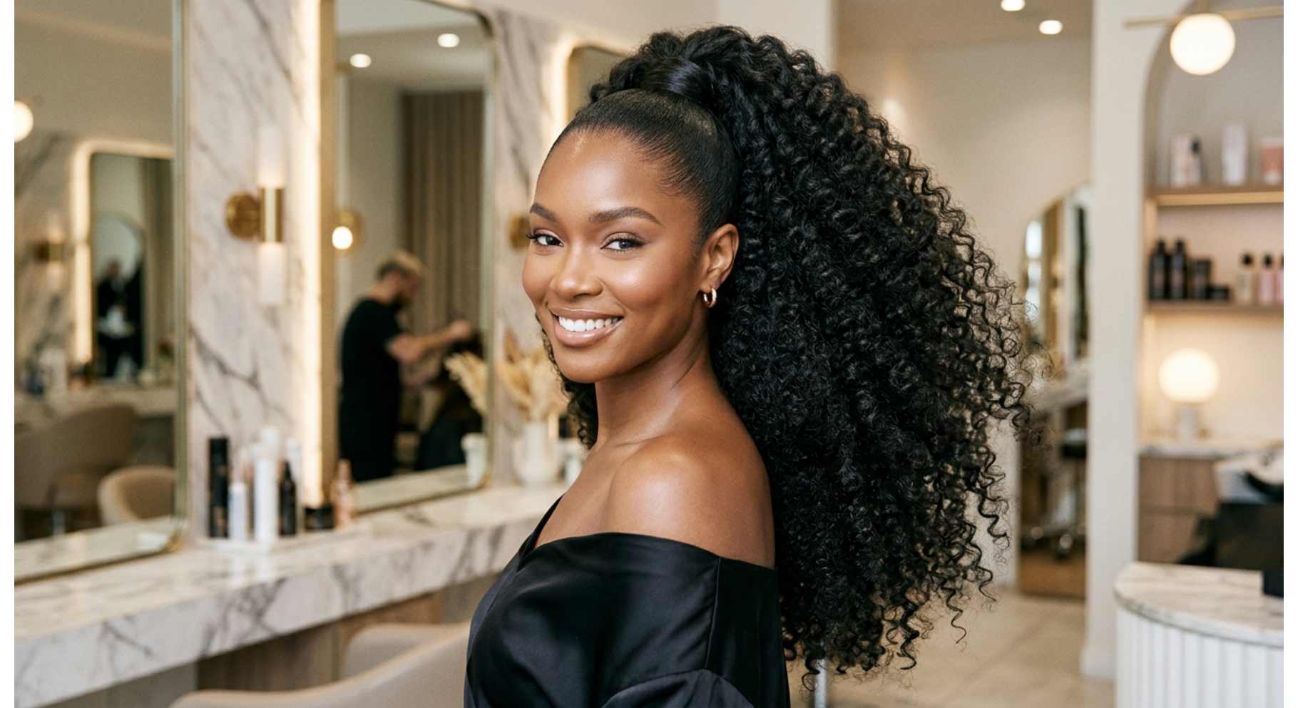 Jumbo Curly Ponytail