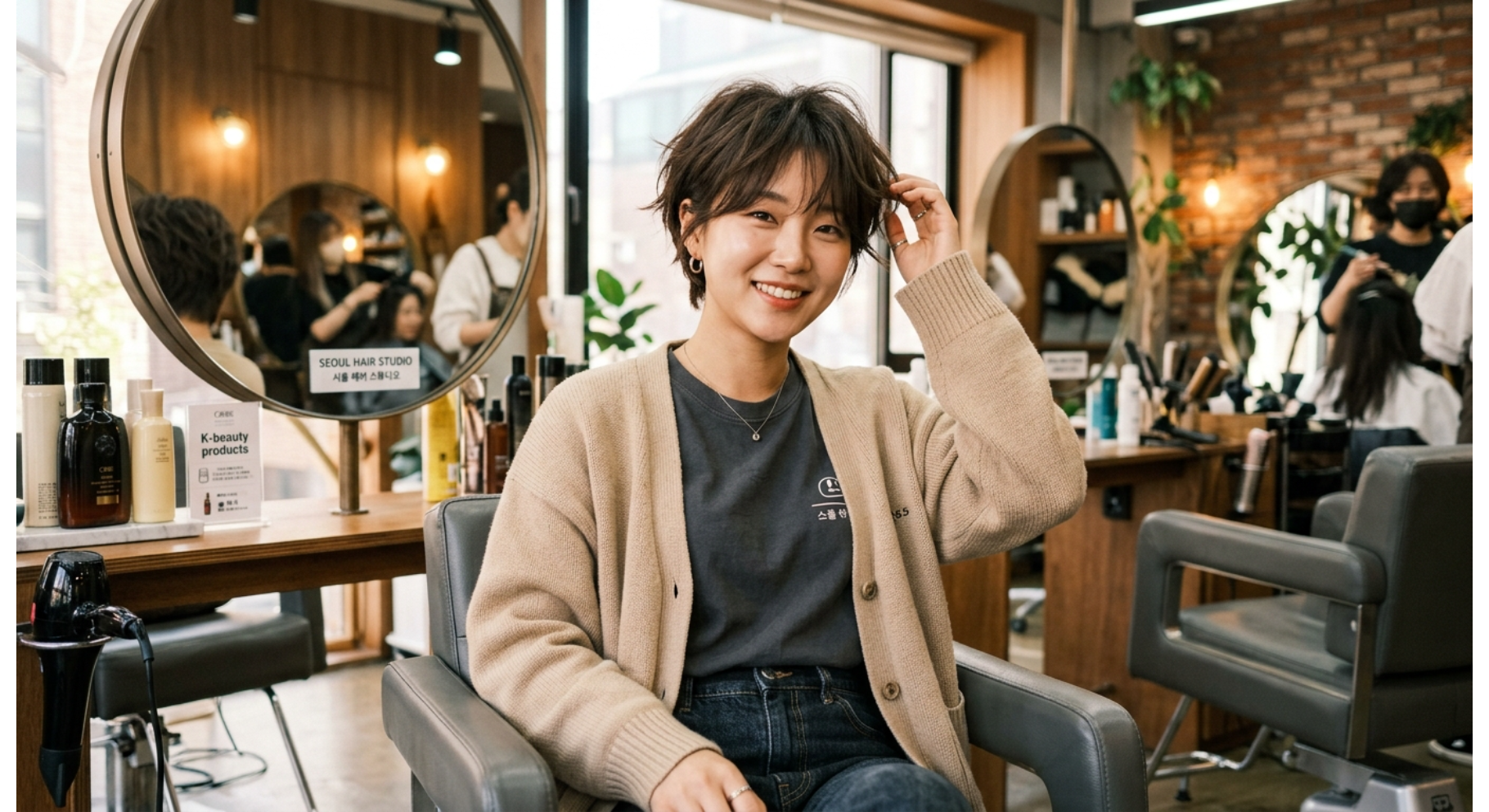 Korean Airy Pixie Cut