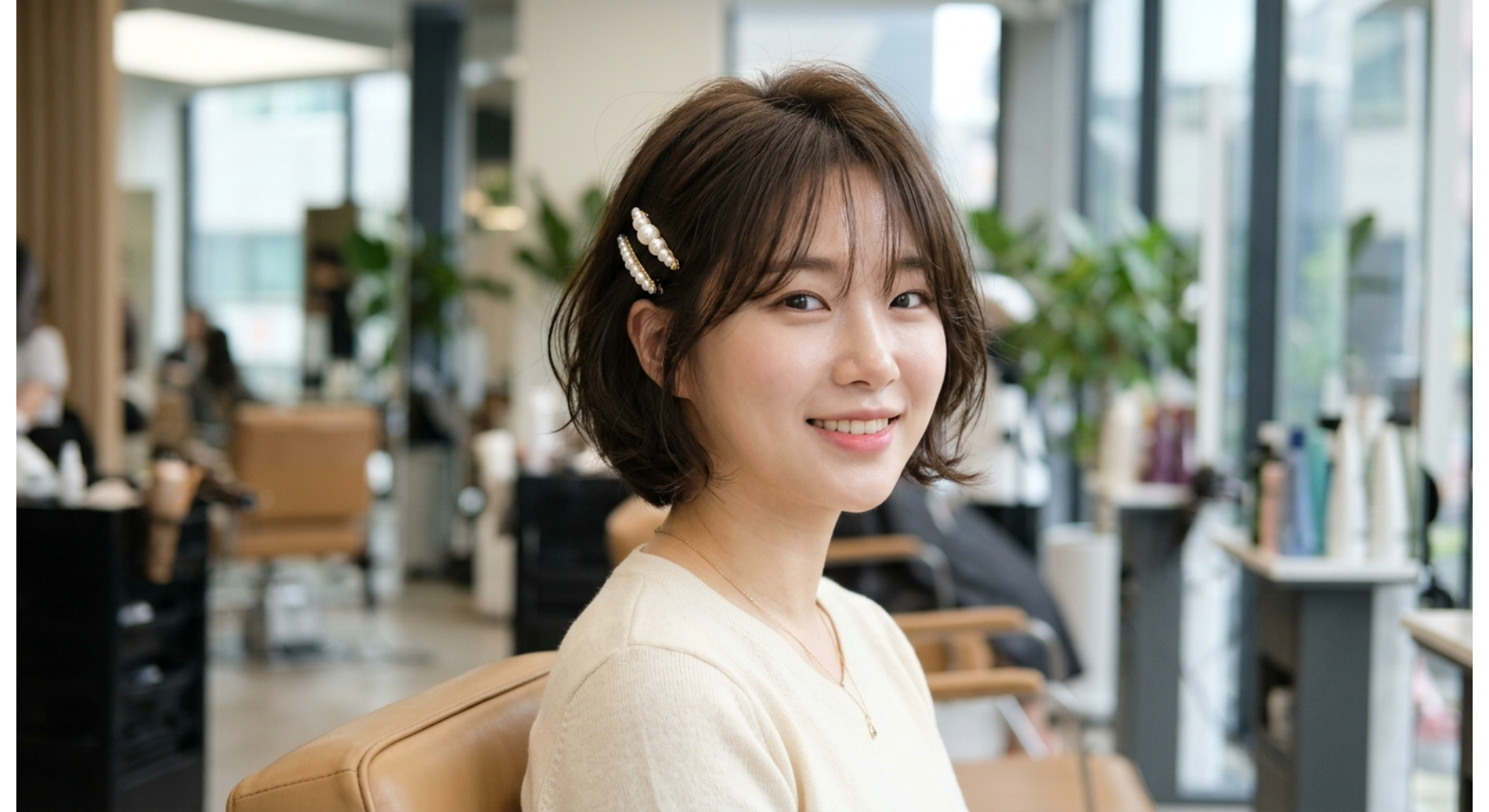 Korean Hush Cut Bob