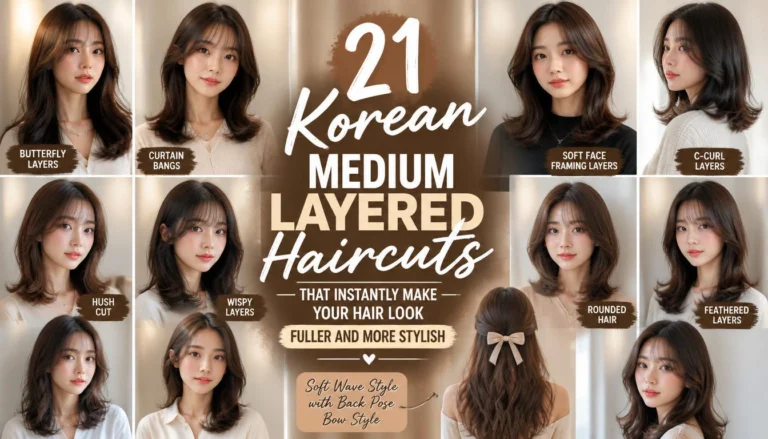 Korean Medium Layered Haircuts