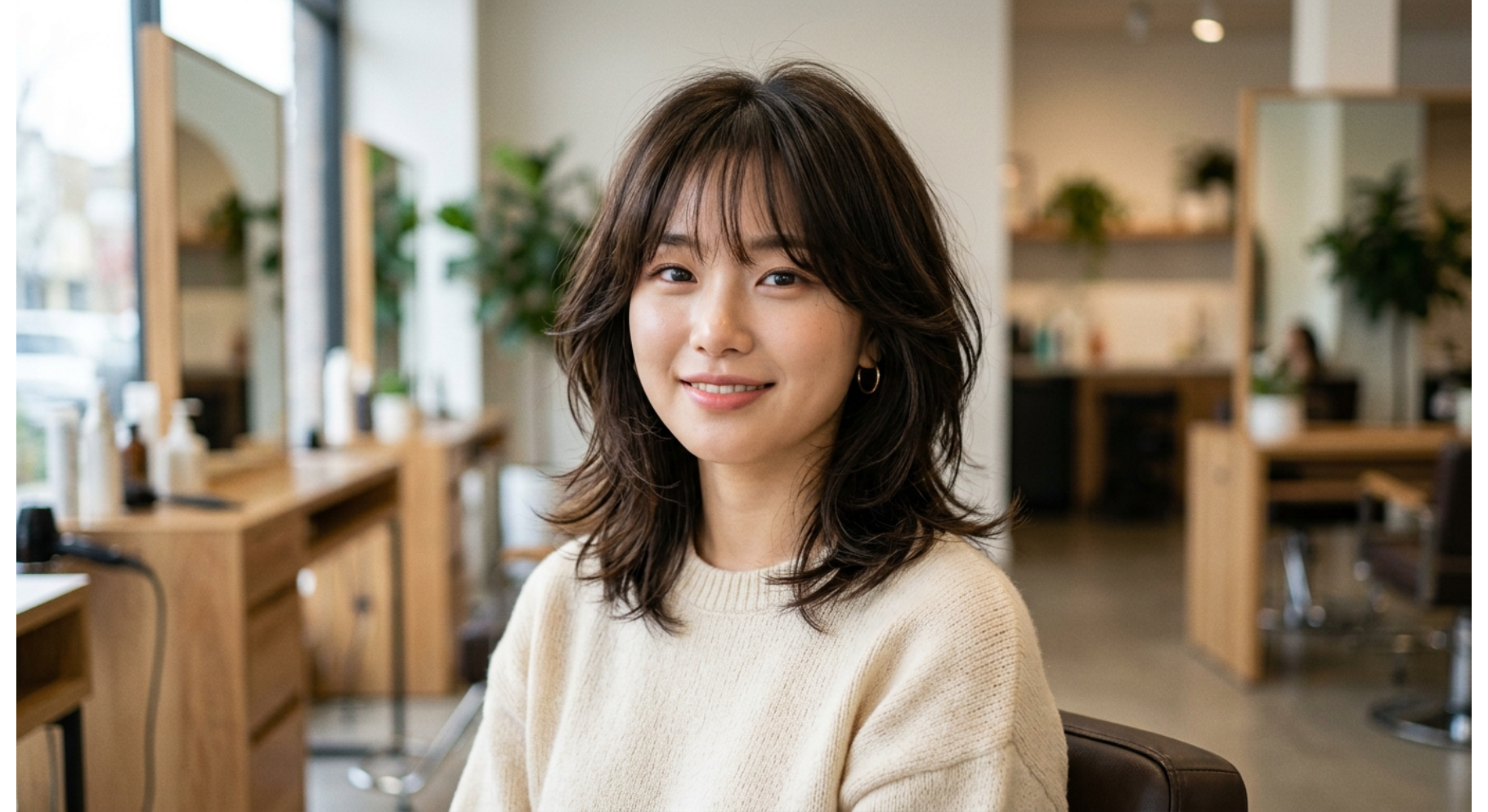 Korean Soft Shag Bob