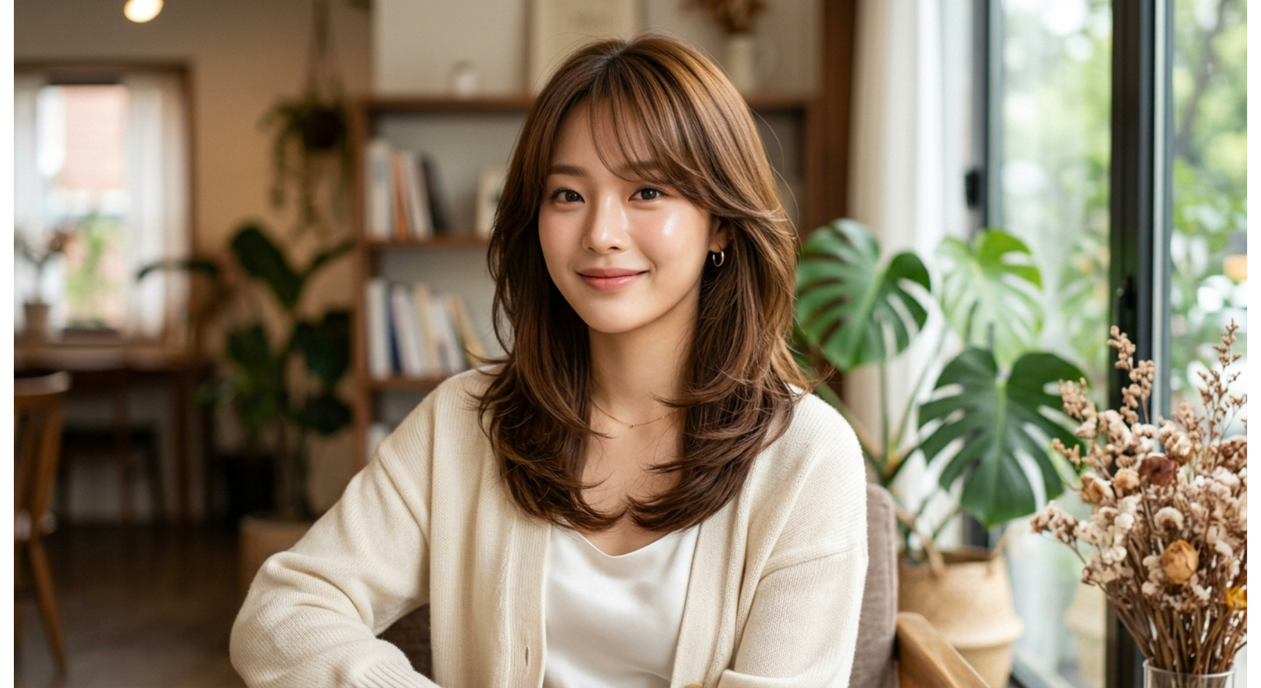 Layered Cut with Side Bangs