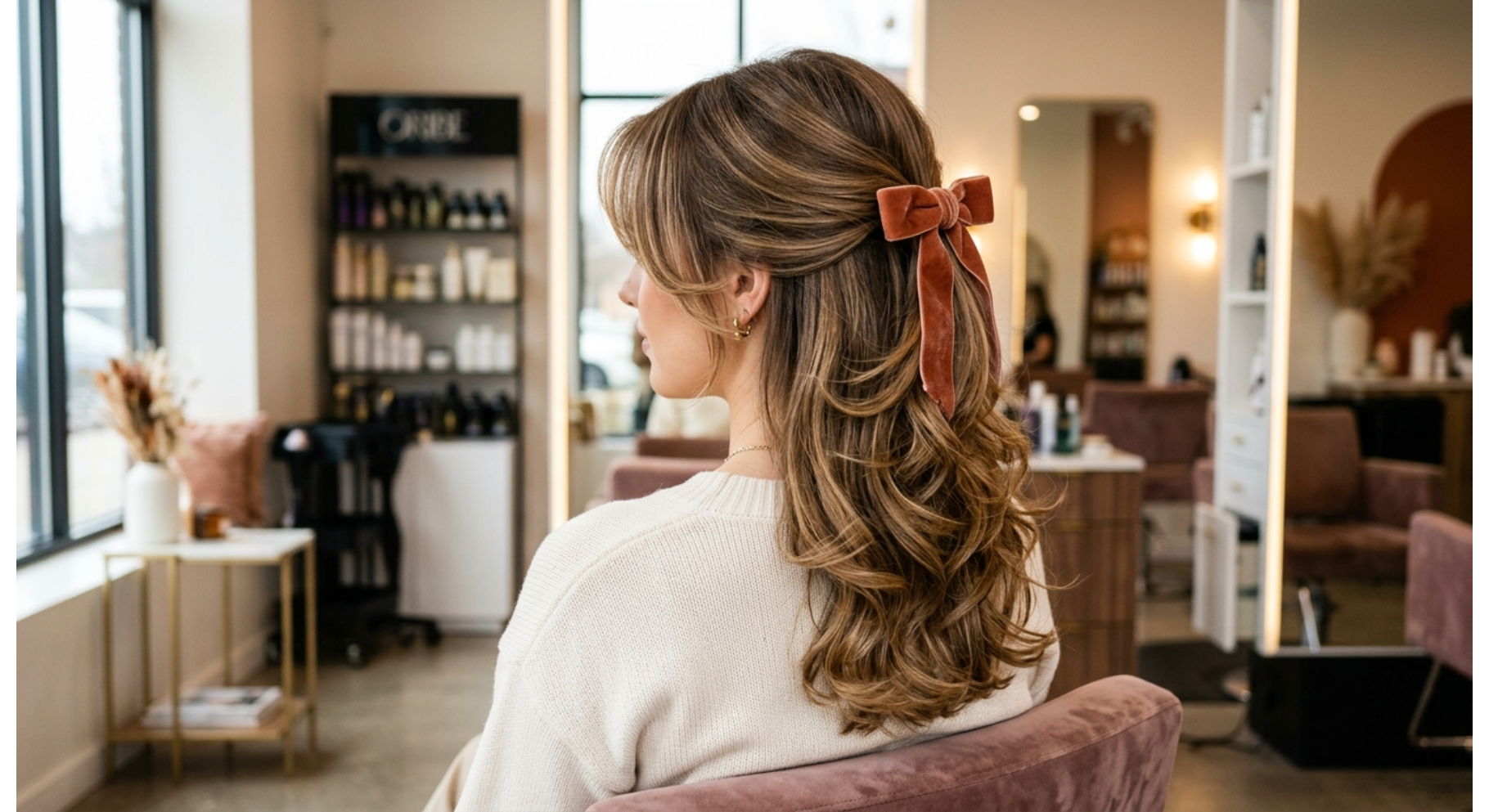 Layered Haircut With Bottleneck Bangs