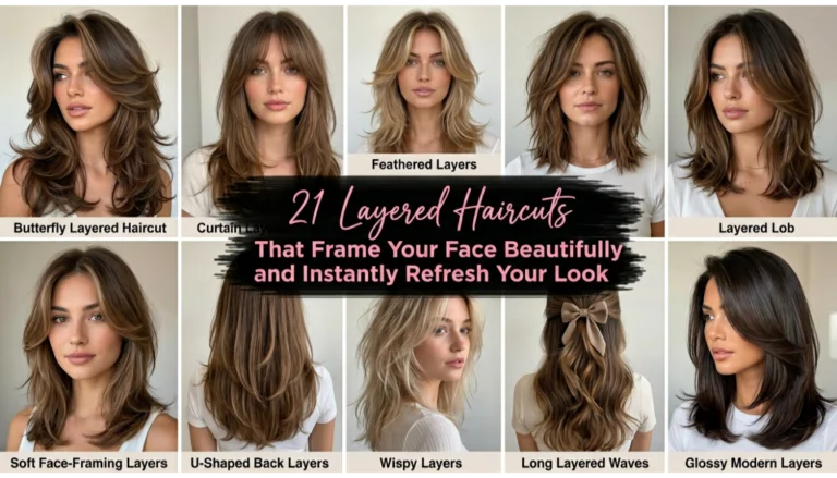 Layered Haircuts That Frame Your Face Beautifully