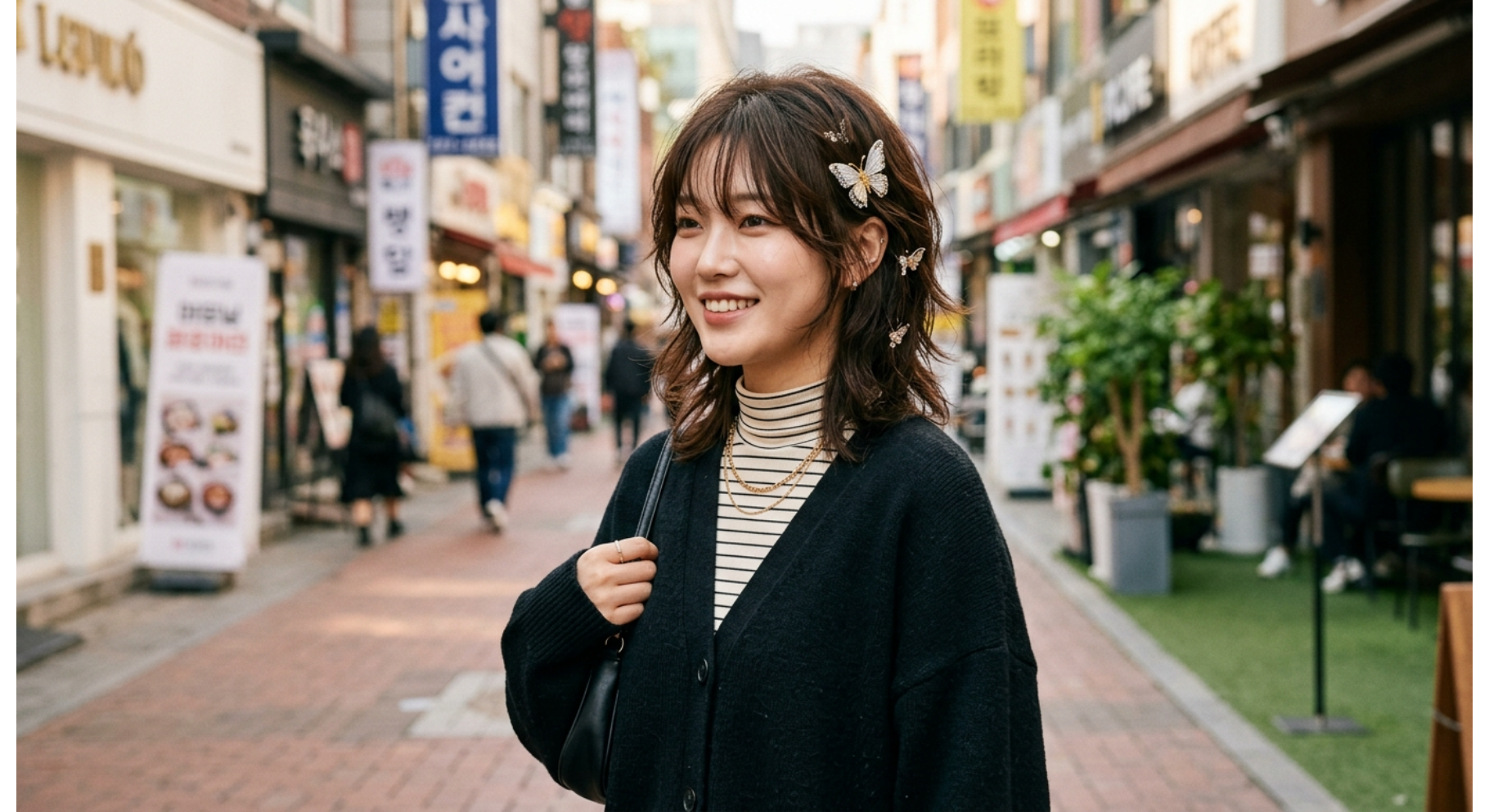 Layered Korean Wolf Bob
