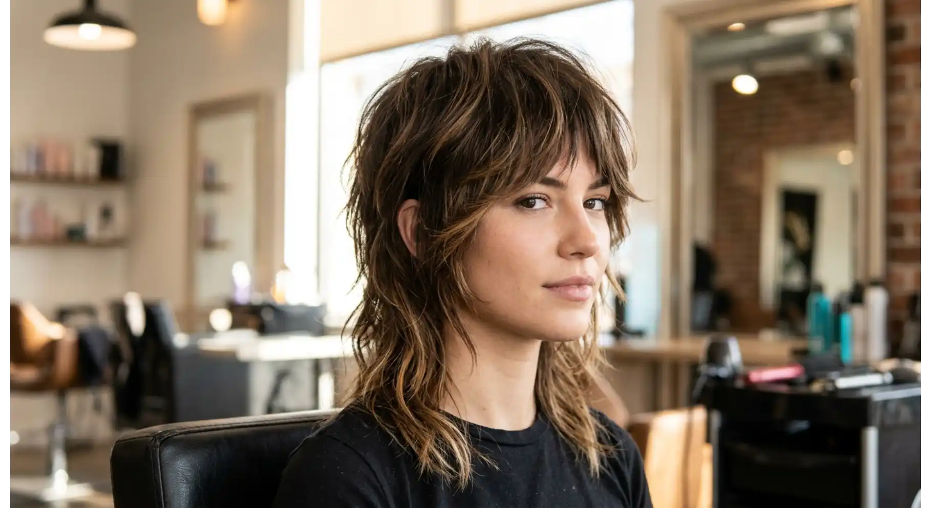 Layered Shag Mullet with Soft Texture