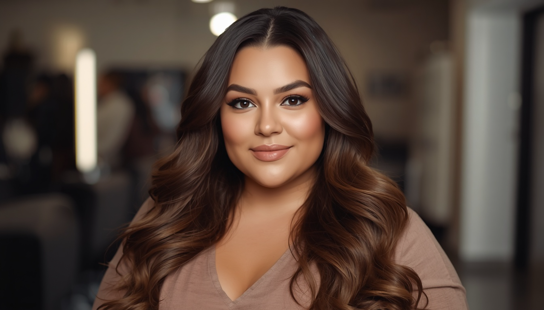Long Layered Hair with Face Framing Pieces