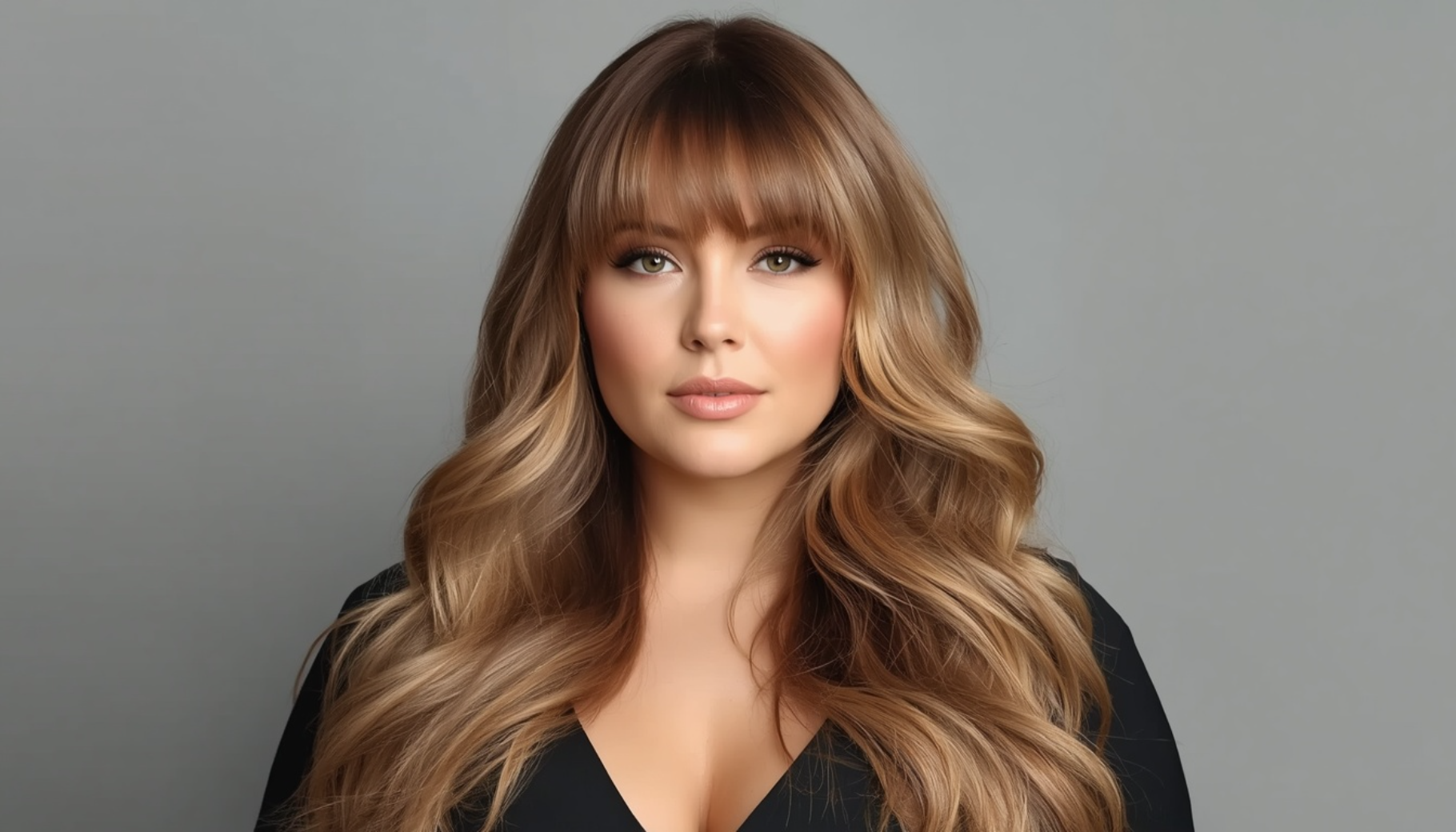 Long Layers with Curtain Fringe