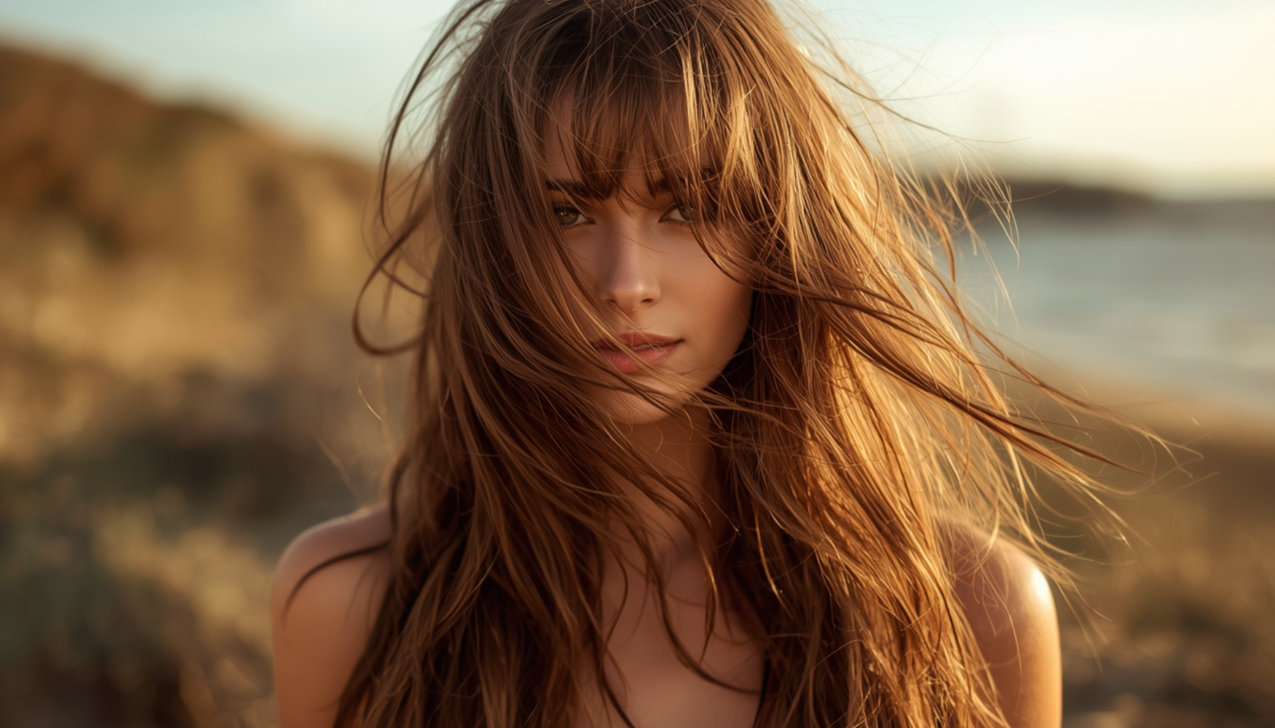 Long Shag With Tousled Beach Waves