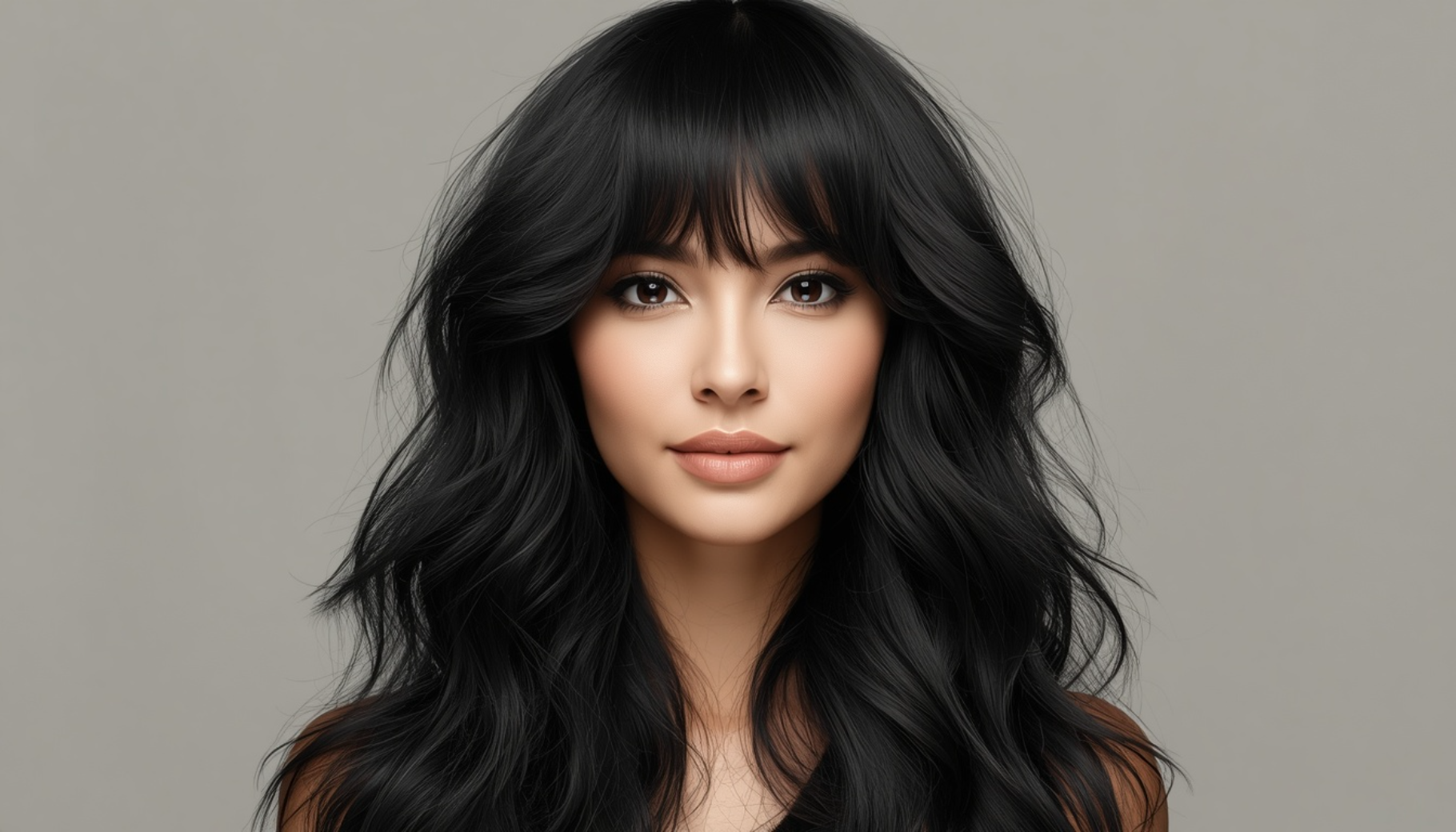 Long Shaggy Layers Without Bangs