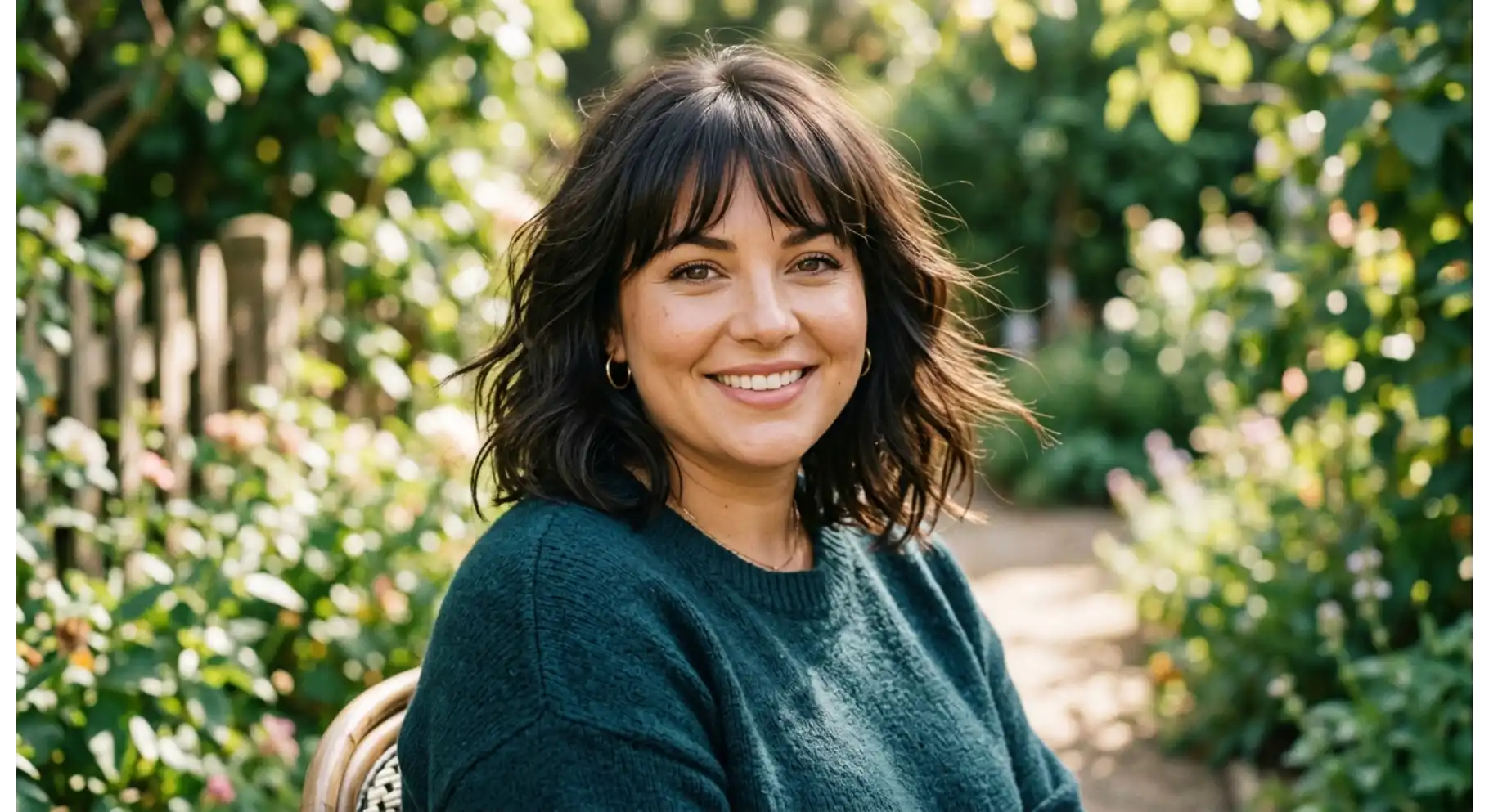 Medium Cut With Wispy Bangs