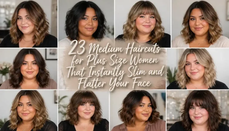 Medium Haircuts for Plus Size Women