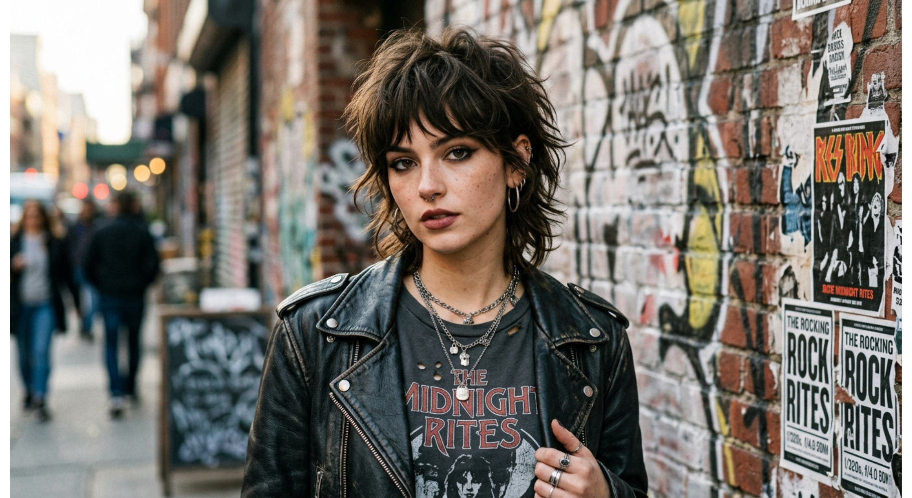 Messy Rocker Wolf Cut