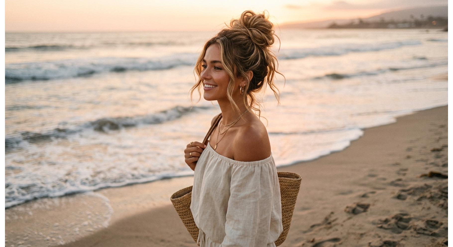 Messy Textured Beach Bun