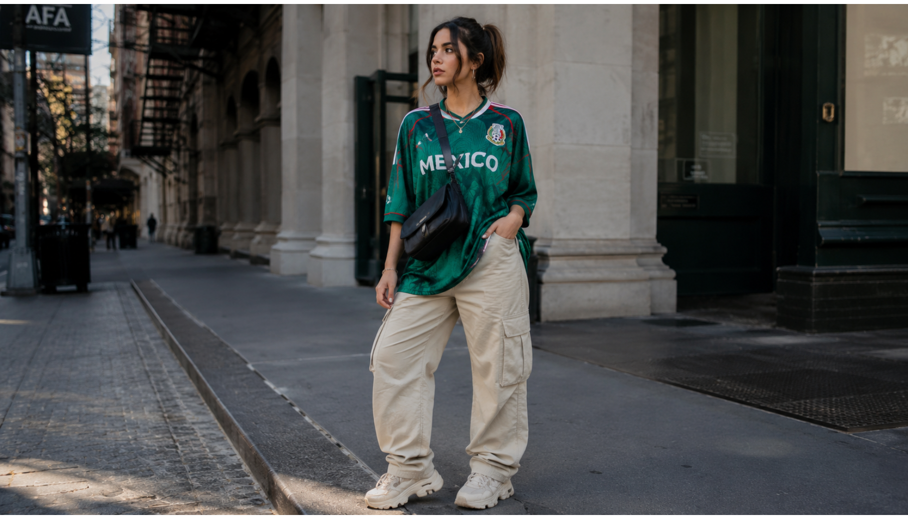 Mexico Shirt With Relaxed Cargo Pants