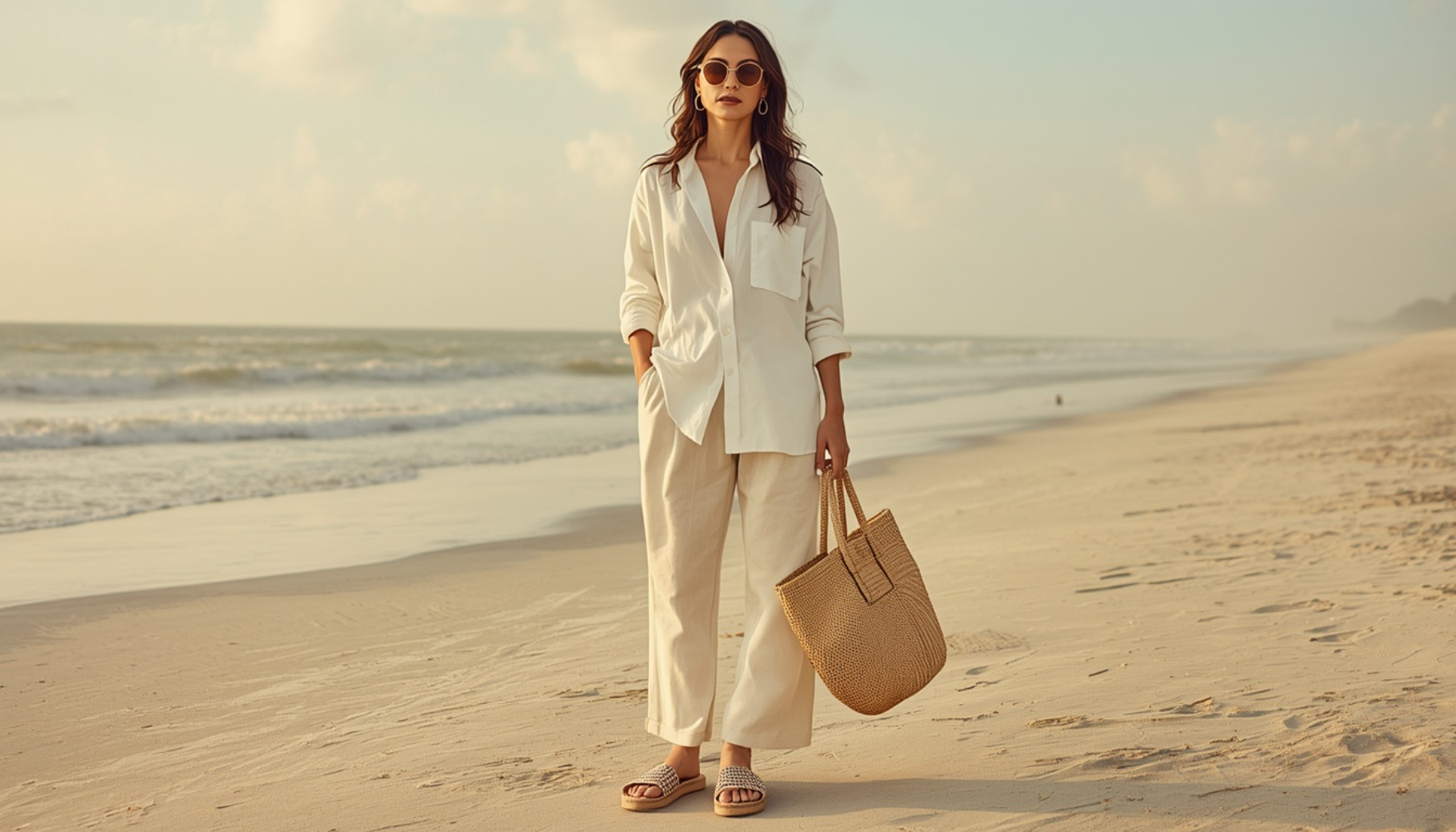 Mexico Shirt With Relaxed Linen Pants