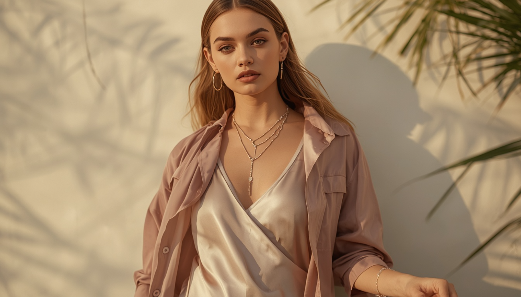 Mexico Shirt With a Slip Dress Layer
