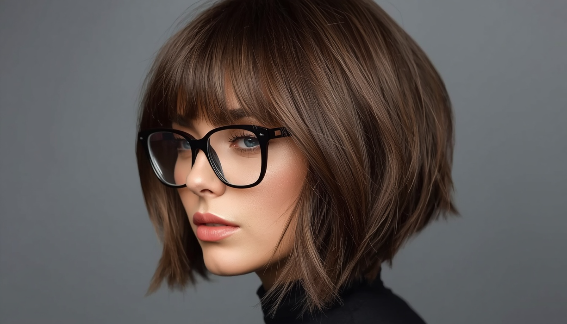 Micro Layered Bob With Smooth Shape