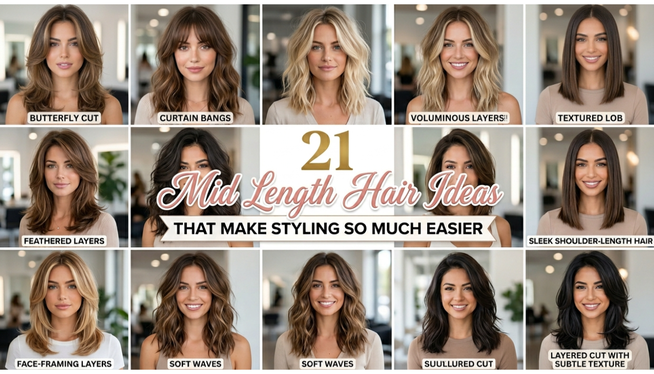 Mid Length Hair Ideas