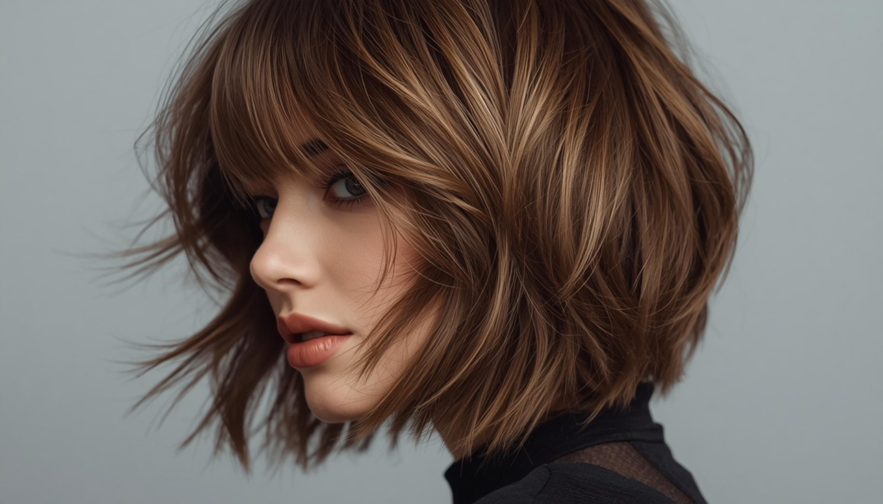 Modern Shaggy Bob