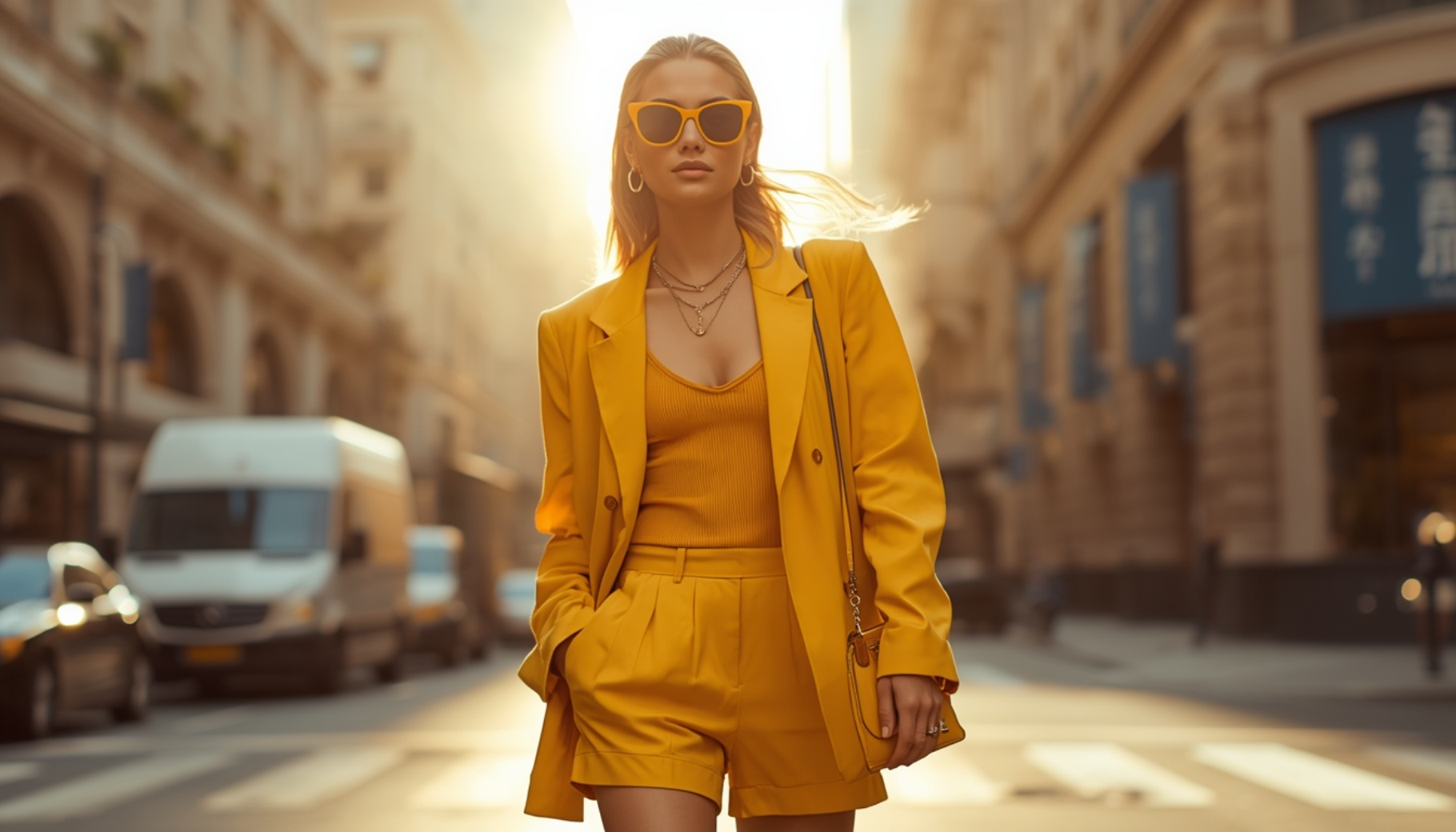 Monochrome Yellow Power Dressing