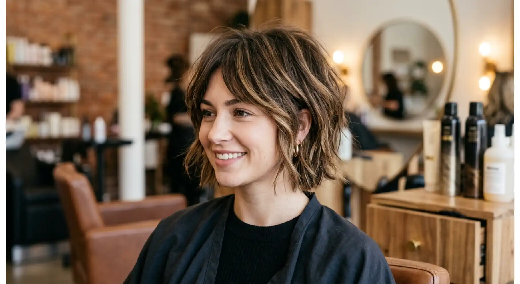 Shaggy Bob with Choppy Ends