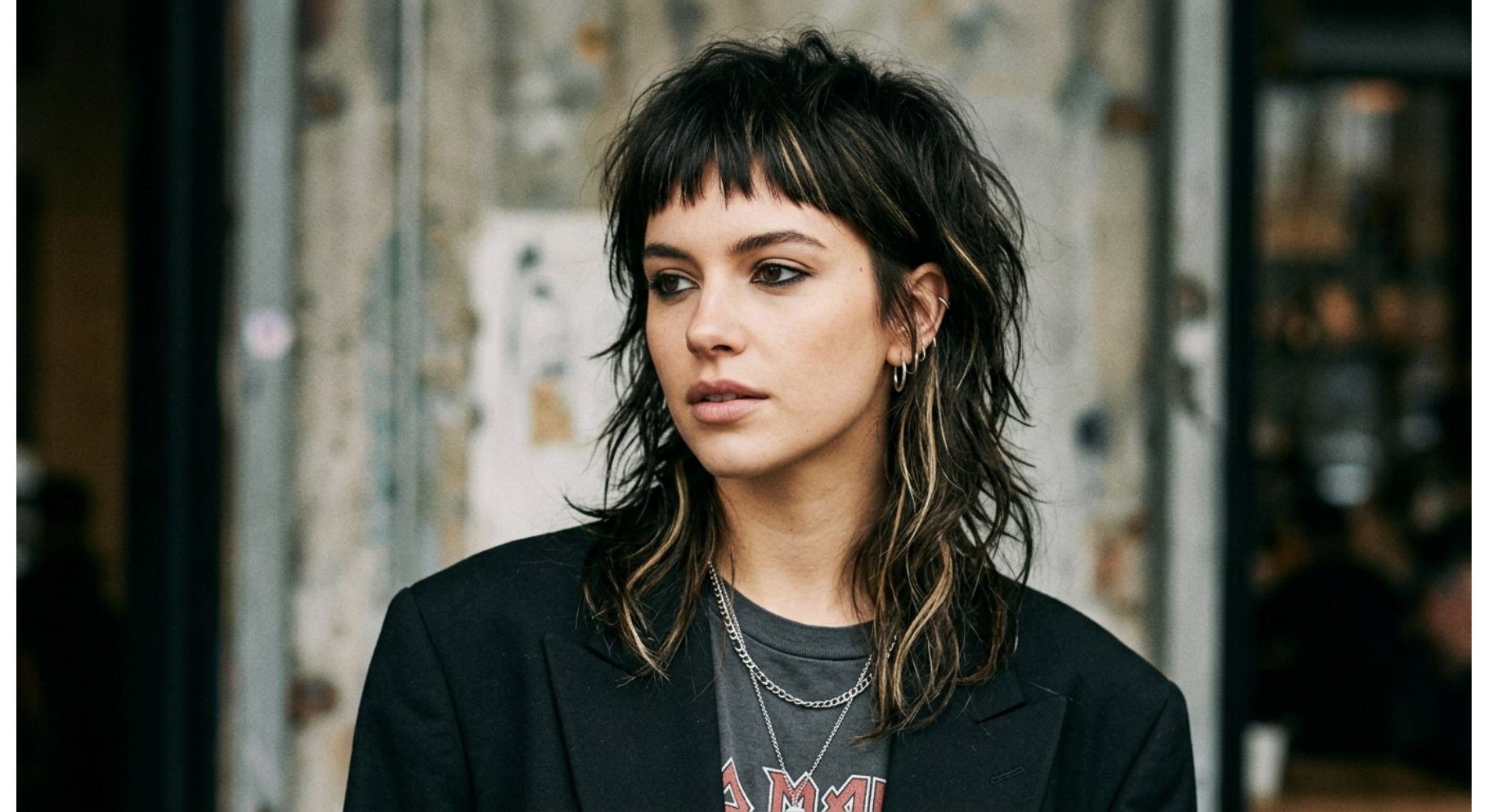 Short Wolf Cut With Micro Bangs
