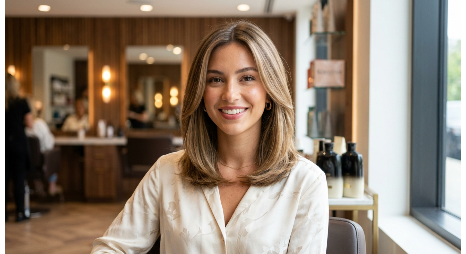 Shoulder Length Cut With Invisible Layers