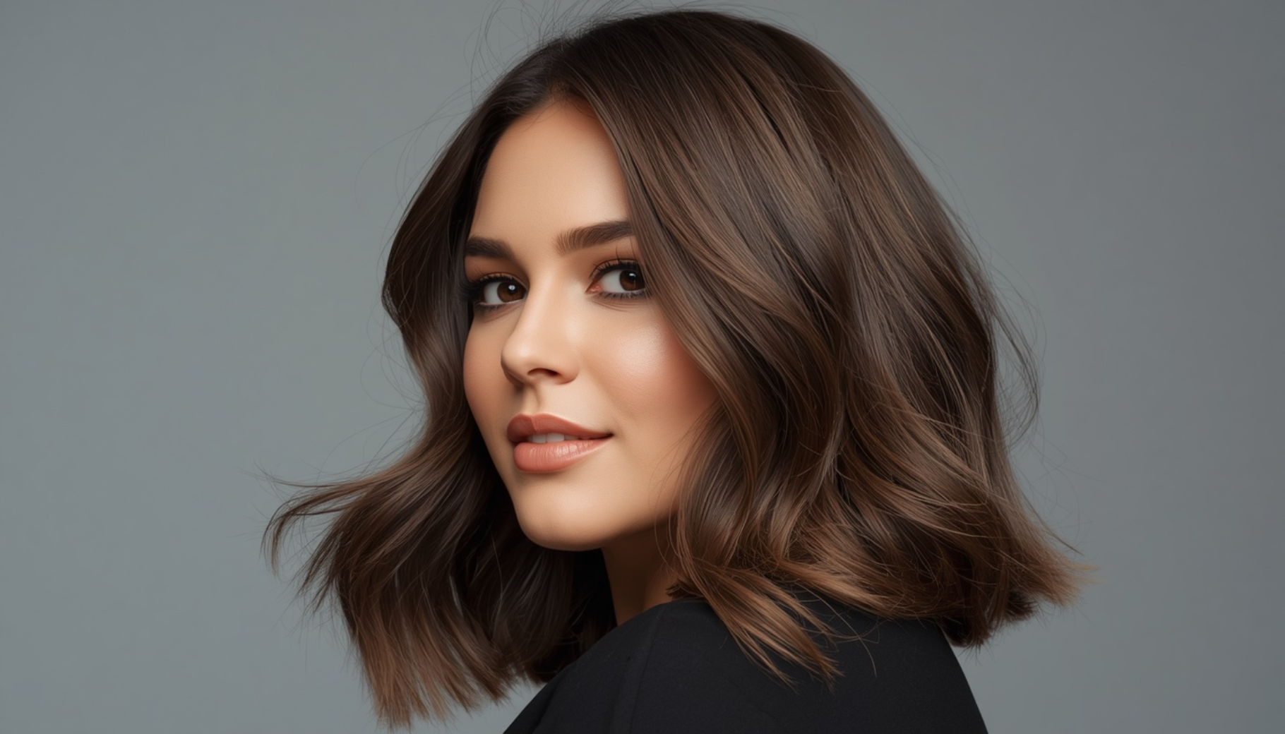 Shoulder Length Lob With Invisible Layers